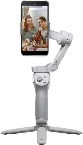 Vista 4 de DJI OM 4 - Estabilizador de teléfono inteligente de 3 ejes de mano con trípode de agarre VLOG VOOTUBE LIVE VIDEO PARA IPHONE Android