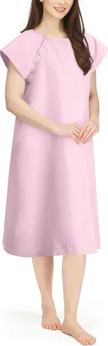 Vista 16 de NY Threads Bata de Hospital para Mujer Suave y Elegante Bata para Paciente