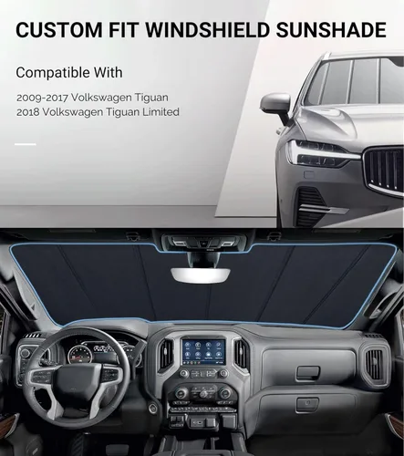 Vista 2 de Parasol para parabrisas Volkswagen Tiguan 2009-2017, Tiguan Limited 2018 - Salvaguardia