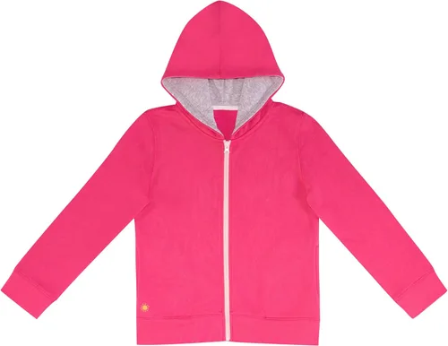 Generation Joy Chaqueta con capucha y cremallera para niñas chaquetas para niñas tallas 10-12, 8-9, 6-7, 4-5 y 14