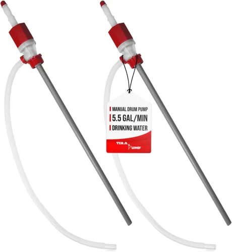 TERAPUMP - Bomba de agua potable de tambor de velocidad rápida, sin BPA, de grado alimenticio, sin BPA, 2 unidades