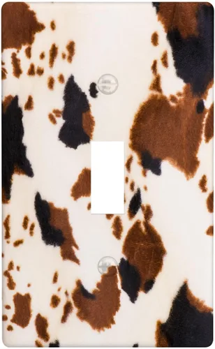 Vista 41 de Placa de interruptor de luz de 3 cuadrillas de piel de vacuno, placa frontal eléctrica de triple palanca para baño, cocina, dormitorio, habitación