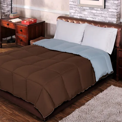 Vista 4 de Grand Down All Season Cobertor reversible con lado inferior alternativo, Sintético, Full Queen
