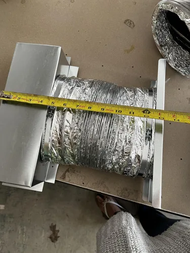 Vista 9 de Kit de conductos premontados para debajo del gabinete - Kit de ventilación de piso