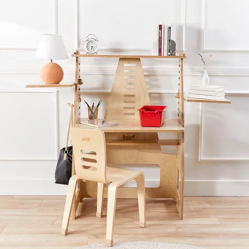 Vista 9 de ECR4Kids Cubo de almacenamiento frontal con cucharada, organización multiusos, color rojo, 5 piezas