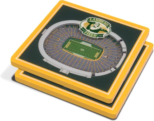 Vista 17 de YouTheFan Posavasos 3D con vista del estadio de los San Francisco 49ers de la NFL, Levi's Stadium