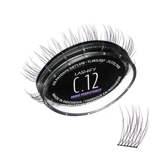 Vista 15 de Lashify Rizo de 0.472 in Gossamer extensiones de pestañas de repuesto, color ceniza, pestañas postizas para un aspecto natural