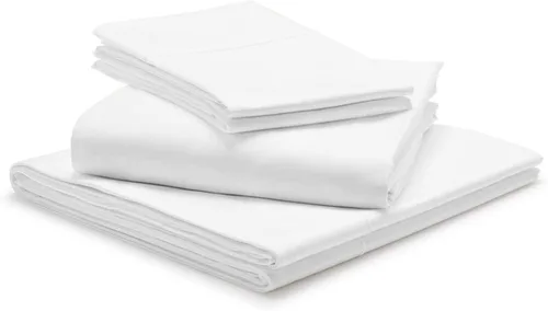 Vista 10 de 1000-Thread Count 100% Egyptian Cotton Twin Sheet Set, Soft Breathable Sateen Weave Long Staple Cotton, 1000-TC Pure Cotton, Fits Mattress 15" Deep
