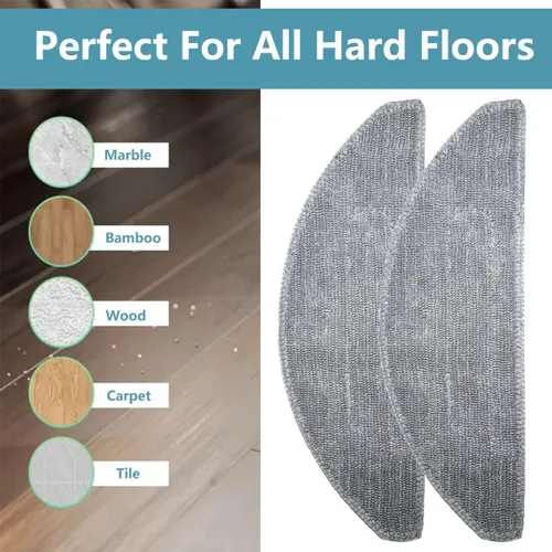 Vista 4 de Almohadillas de microfibra de repuesto para iRobot Roomba Combo i5,i5+,j5,j5+ Accesorios Moppad 4pcs