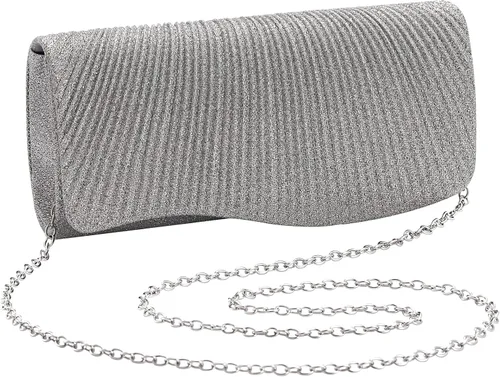 AIJUN Clutch Purses for Women Sequin Envelope Evening Bag Party Prom Purse Bride Wedding Handbag with Chain