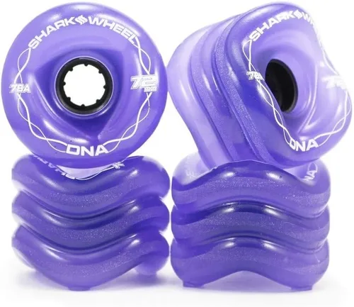 Vista 3 de Shark Wheel Ruedas de crucero Longboard de 2.835 in, fórmula ADN, juego de 4 ruedas