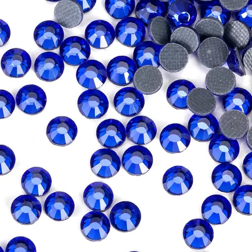 Vista 79 de 1440 piezas de diamantes de imitación termoadhesivos SS20 color púrpura2 con parte posterior plana, gemas de cristal de vidrio para ropa, camisas