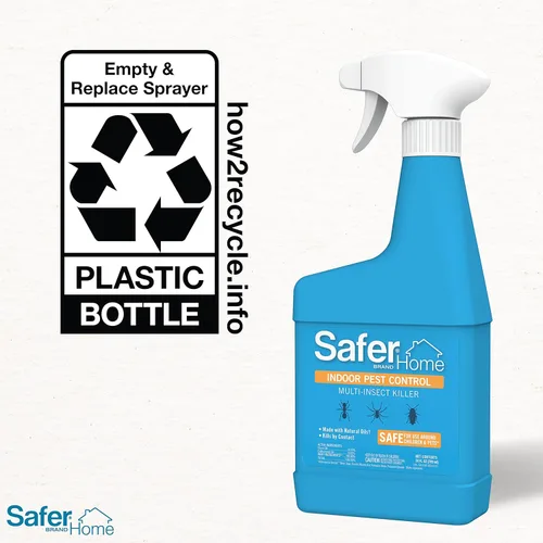 Vista 11 de Safer Home Spray listo para usar para interiores, fabricado con aceites naturales, 24 onzas líquidas, SH110, mata rápidamente hormigas, moscas