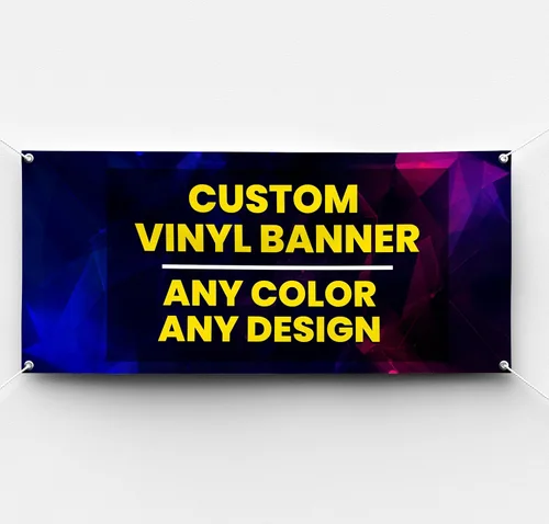 Vista 9 de Impresión de Pancarta de Vinilo Personalizada para Uso Interior o Exterior Impresa Evento de Negocio Fiesta de Cumpleaños Pancarta de Vinilo