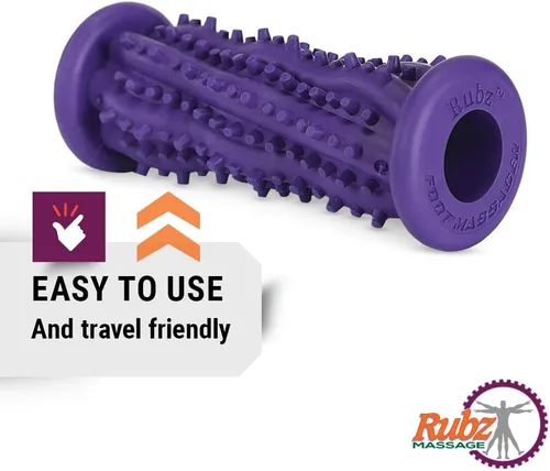 Vista 3 de Due North Foot Rubz - Rodillo de masaje de pies, 0.4 libras, multicolor (DNFM1)