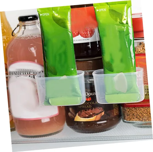 Vista 6 de Caja de puerta lateral para refrigerador, 20 unidades, contenedores para puerta lateral, mini accesorios para refrigerador, soporte