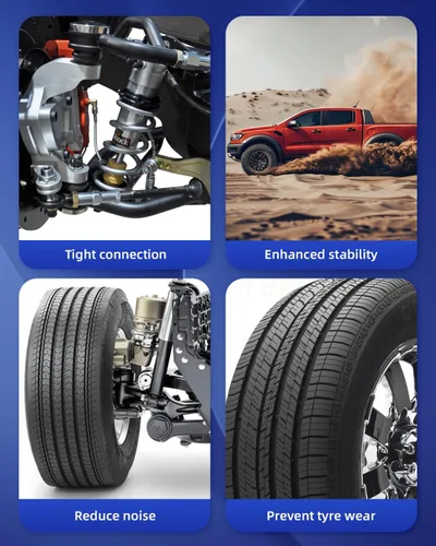 Vista 3 de ECCPP - 8 piezas delantera interior exterior barra estabilizadora barra estabilizadora arranque de dirección para 2007-2012 para Hyundai Elantra