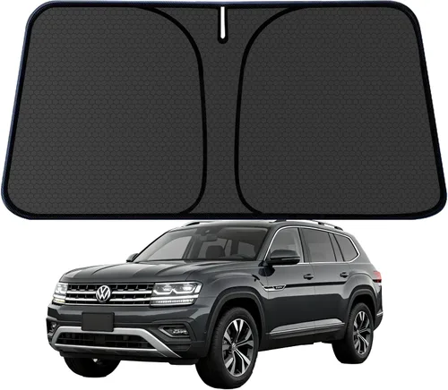 Vista 17 de Parasol para parabrisas A4L 2018-2025, ajuste personalizado, plegable, visera solar 400D, protector retráctil para automóvil, bloquea los rayos UV