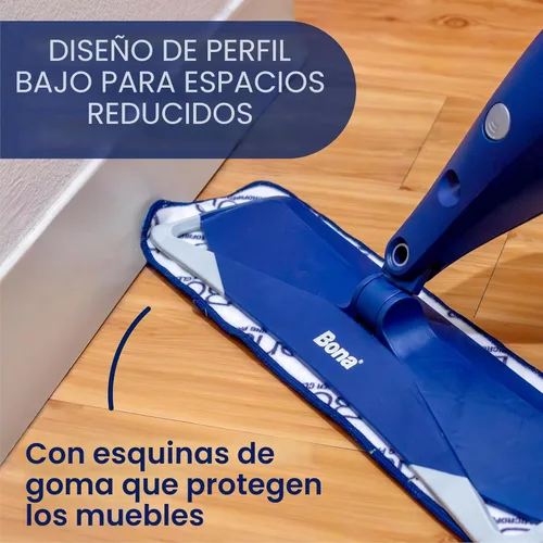 Vista 6 de Bona - Mopa de aerosol de primera calidad para suelos de piedra, baldosa o laminados.