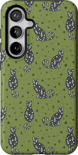 Vista 94 de Casely Funda para Galaxy S9 Postura de cadáver Yoga de esqueleto Diseño protector delgado esencial de doble capa