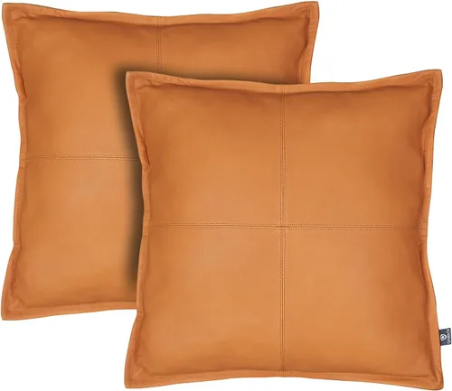 Vista 44 de Funda de almohada de piel de cordero – Funda decorativa para cojín de sofá – Fundas decorativas para sala de estar y dormitorio, 16 x 16 pulgadas