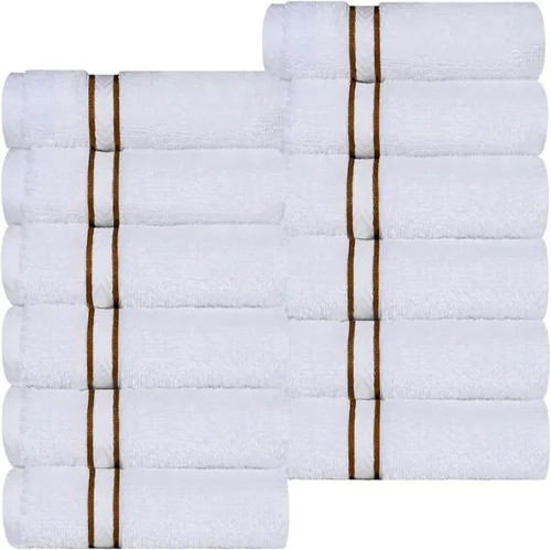 Vista 99 de Superior Juego de toallas de algodón turco ultra afelpadas de 10 piezas, ideal para baño principal, baño de invitados, secado rápido, ducha, spa
