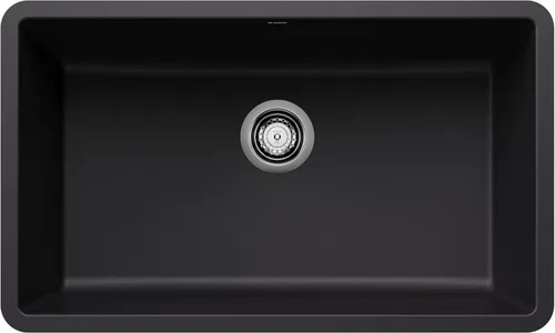 Vista 9 de BLANCO 442534 Precis - Fregadero de cocina de cuenco único, antracita de 30