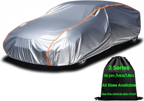 Vista 23 de Cubierta de Vehículo Impermeable Deportiva Pequeña de ANITANT, Cubierta de Nieve para Vehículo, Cubiertas de Coche para Automóviles Impermeables