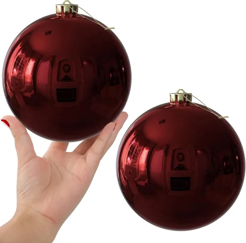 Vista 191 de GameXcel - Esferas navideñas grandes y ornamentos colgantes para árbol de Navidad que no se rompen
