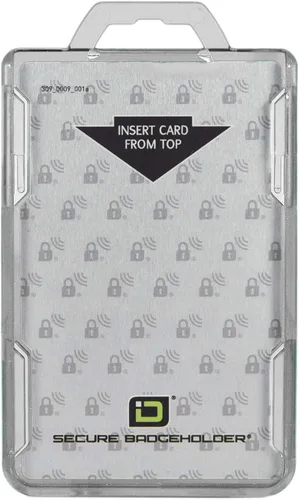 Vista 11 de ID Stronghold - Soporte seguro para tarjetas de identificación con bloqueo RFID - Duolite 2 tarjetas - Policarbonato - Soporte de plástico duro