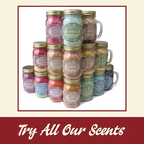 Vista 6 de Our Own Candle Company Grandma's Kitchen - Vela perfumada en tarro Mason de 13 onzas