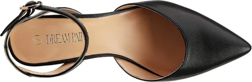Vista 3 de DREAM PAIRS - Zapatos de tacones bajos para mujer, con punta cerrada, para vestido de boda
