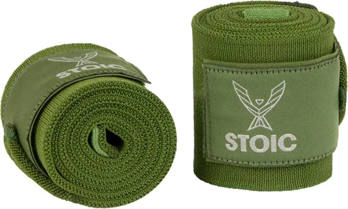 Stoic Muñequeras para levantamiento de pesas, levantamiento de pesas, entrenamiento cruzado, culturismo con bucle para el pulgar. para entrenamiento