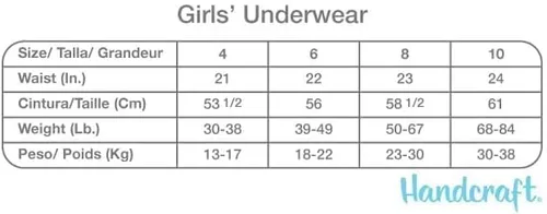 Vista 5 de Disney Girls Wish - Ropa interior 100% algodón peinado, 7 unidades, tallas 4, 6, 8, Wish-7pk