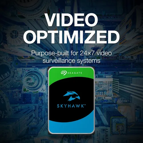Vista 4 de Seagate Skyhawk 6TB Disco Duro Interno para Video HDD – 3.5 Pulgadas SATA 6Gb/s 256MB de Caché para Sistema de Cámara de Seguridad DVR NVR