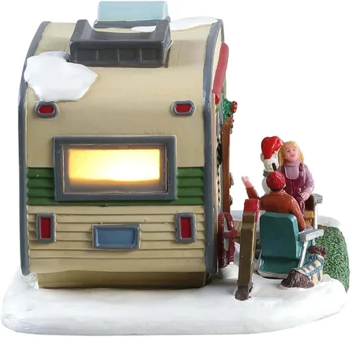 Vista 3 de Lemax Christmas Village - Remolque High Rock Lake - Funciona con pilas (85322)