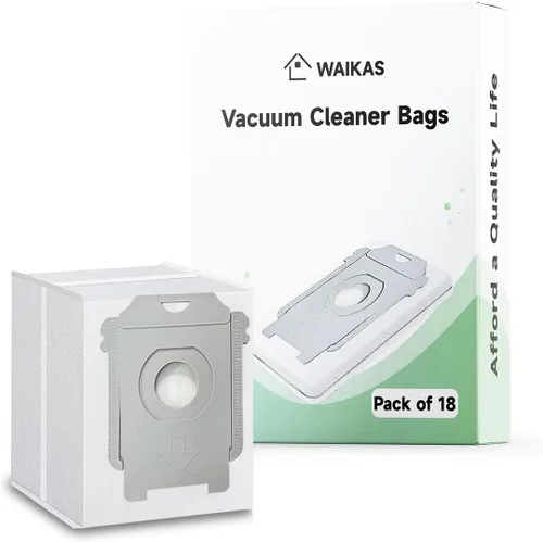 Vista 21 de WAIKAS Paquete de 6 bolsas de polvo E25 E28 para aspiradoras Eufy E28 Omni, E25 Omni y E20, accesorios de repuesto de gran capacidad