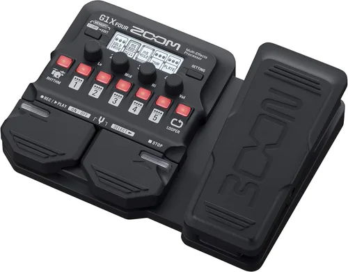 Vista 7 de Zoom G1X FOUR - Procesador multiefectos de guitarra con pedal de expresión, con más de 70 efectos integrados, modelado de amplificador, bucle