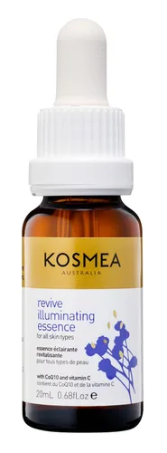 Kosmea Revive Illuminating Essence - Aceite facial hidratante para todo tipo de piel, 0.7 fl oz, aceite facial superfino | Aceite de vitamina C para