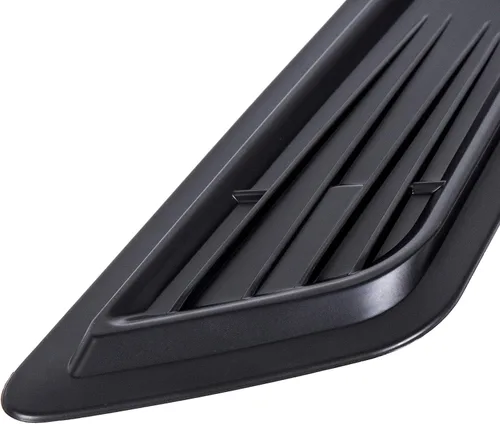 Vista 4 de KUAFU Cubiertas de ventilación para capó, panel decorativo de entrada de aire, 2 piezas, color negro, compatible con Chevy Camaro 1LT 2LT RS
