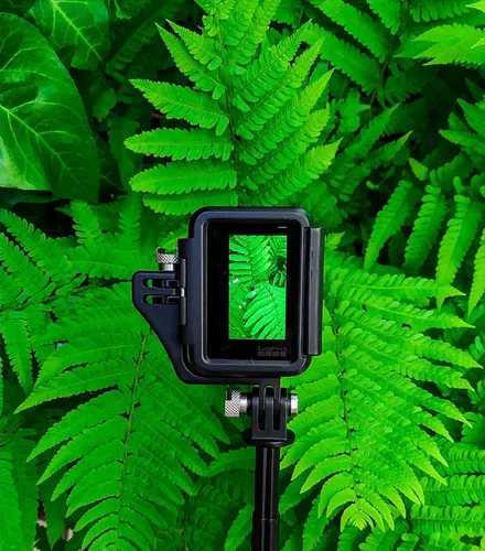 Vista 5 de Soporte vertical para GoPro Hero 12 11 10 9 8 7 6 5 4, DJI Osmo Action Vertical Frame Cámara Montaje vertical, adaptador vertical VRT