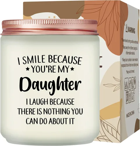 Vista 12 de Maybeone Regalos para tía de sobrina sobrino, regalo de Navidad para el día de la madre para tía, vela perfumada de lavanda