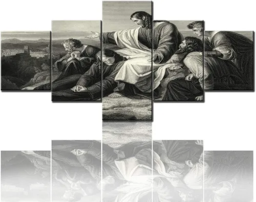 Vista 65 de TUMOVO Jesús Christian - Pintura sobre lienzo de 5 piezas