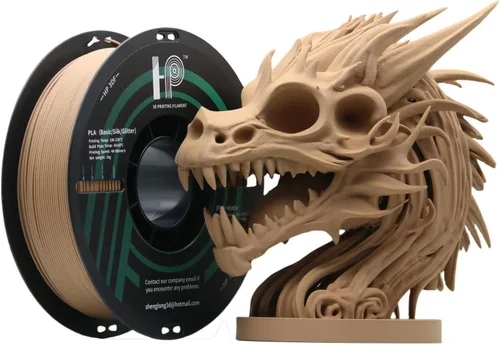 Vista 9 de HP3DF Filamento PLA de Doble Color, Filamento de Seda Brillante Azul Rosa para Impresora 3D, Filamento PLA de 1.75mm, precisión dimensional +
