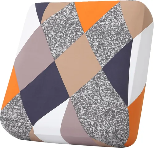 Vista 206 de hyha Fundas de cojín de sofá estampadas, fundas de sofá florales lavables para sofás con 2 cojines, fundas de cojín de patrón elástico para muebles