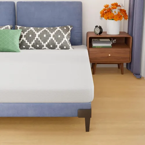 Vista 64 de PayLessHere Colchón matrimonial de espuma viscoelástica de gel de 12 pulgadas con tela suave transpirable y lavable, funda con cremallera, colchón