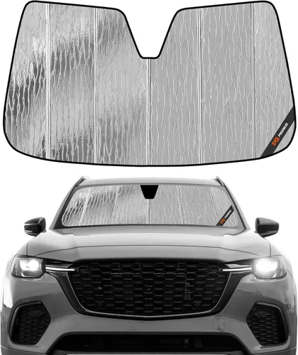 Vista 25 de Pigenius Parasol de parabrisas para Mazda CX-9 2007-2015 Parasol de ventana frontal personalizado - Protección