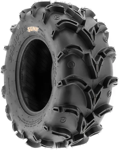 Vista 9 de Juego de 4 neumáticos SunF 25x8-12 delanteros y 25x10-12 traseros Deep Mud + Trail ATV UTV Off-Road Neumáticos, 6PR, sin cámara A050