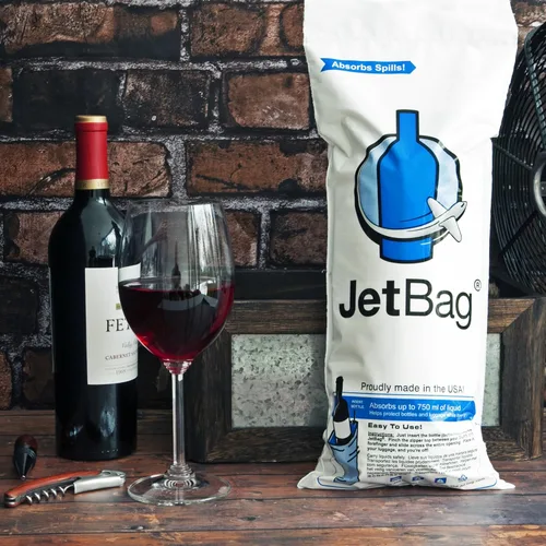 Vista 6 de Bolsa protectora de viaje reutilizable, con almohadillado absorbente para botellas, biodegradable, accesorios de viaje, 3 paquete de, Blanco