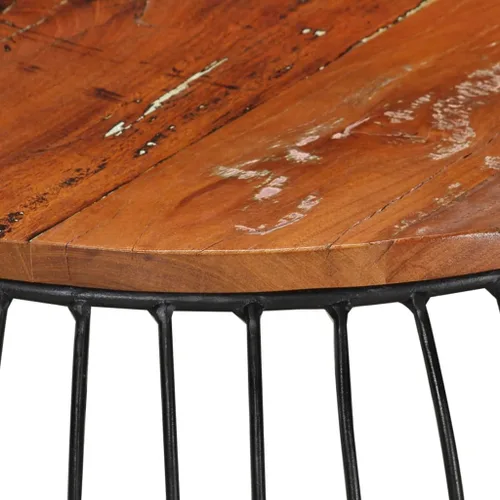 Vista 5 de Coffee Table 脴26.8" Solid Reclaimed Wood Mesas De Sala End Tables Living Room Side Tables Living Room Mesas De Centro para Sala for Garden Bedroom